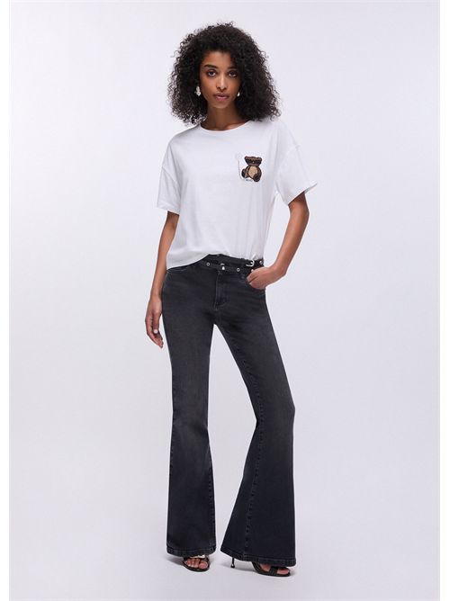 T-shirt woman white LIU JO | WA6414JS923/P9430